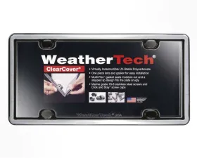 WeatherTech ClearCover Brushed Stainless/Black