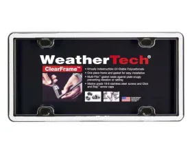 WeatherTech ClearFrame White Plastic