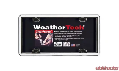 WeatherTech ClearFrame White Plastic - 63021