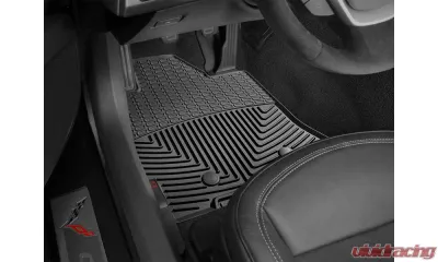 WeatherTech All Weather Floor Mats Black Front Chevrolet Corvette C7 2014-2019 - W352