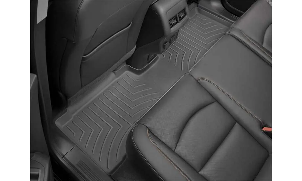 WeatherTech FloorLiner DigitalFit Black Rear w/Rear Row Console Land Rover Range Rover 2014-2017 - 444805