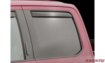 WeatherTech Side Window Deflector Rear Dark Tint - 81765