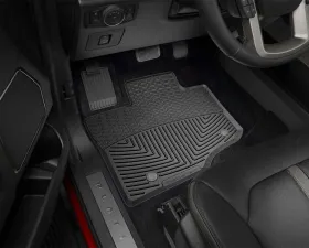 WeatherTech All Weather Floor Mats Black Front