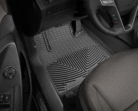 WeatherTech All Weather Floor Mats Black Front