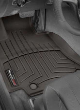 WeatherTech FloorLiner DigitalFit Cocoa Front Over-The-Hump Fits Raised Left Corner Does Not Fit Vehicles w/Floor Mounted Manual 4x4 Shifter and Flow Through Console                                     - 474341 - Image 2