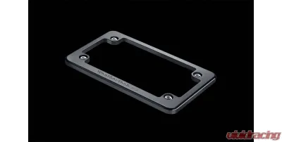 WeatherTech Billet License Plate Frame Black - 8ALPF1