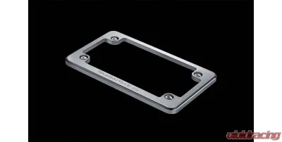 WeatherTech Billet License Plate Frame Silver - 8ALPF2