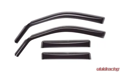 WeatherTech Side Window Deflector Front and Rear Dark Smoke - 82395