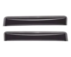 WeatherTech Side Window Deflector Rear Dark Smoke