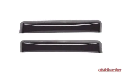 WeatherTech Side Window Deflector Rear Dark Tint - 811019