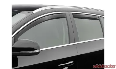 WeatherTech Side Window Deflector 4 pc. Dark Tint Volvo V60 Cross Country 2015-2018 | Volvo V60 2015-2018 - 84579