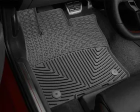 WeatherTech All Weather Floor Mats Black Front