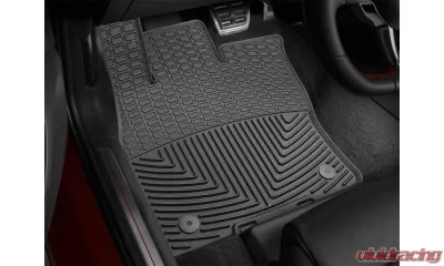 WeatherTech All Weather Floor Mats Black Front - W350