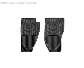 WeatherTech All Weather Floor Mats Black Front