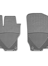 WeatherTech All Weather Floor Mats Gray Front                                     - W102GR - Image 2