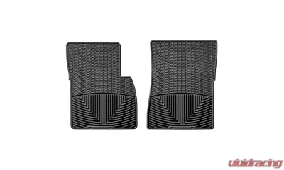 WeatherTech All Weather Floor Mats Black Front - W124