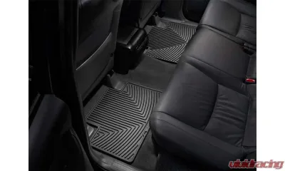 WeatherTech All Weather Floor Mats Black Rear - W136