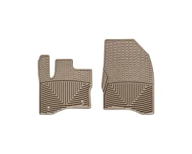 WeatherTech All Weather Floor Mats Tan Front Dual Floor Hooks Ford Taurus 2010