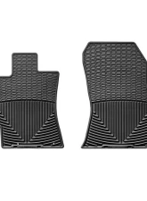 WeatherTech All Weather Floor Mats Black Front                                     - W172 - Image 2