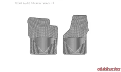 WeatherTech All Weather Floor Mats Gray Front - W19GR