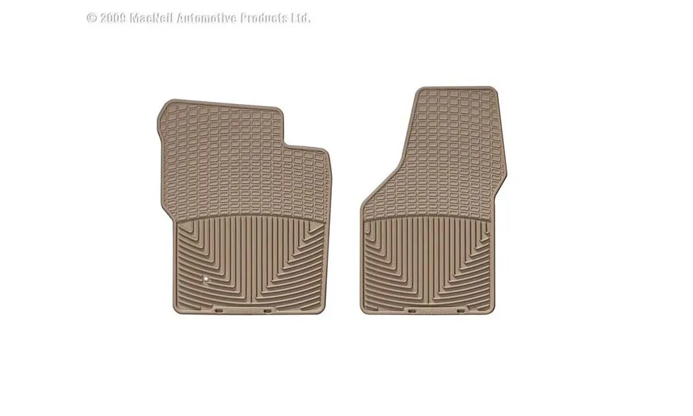 WeatherTech All Weather Floor Mats Tan Front - W19TN