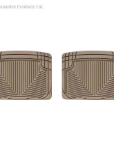 WeatherTech All Weather Floor Mats Tan Rear                                     - W20TN - Image 2