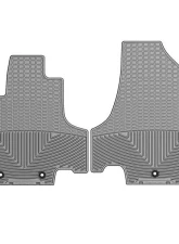 WeatherTech All Weather Floor Mats Gray Front Honda Odyssey 2011-2017                                     - W211GR - Image 2