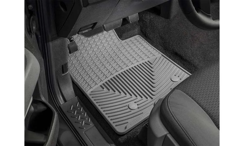 WeatherTech All Weather Floor Mats Gray Front - W72GR