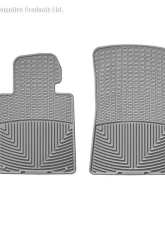 WeatherTech All Weather Floor Mats Gray Front                                     - W24GR - Image 2
