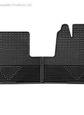 WeatherTech All Weather Floor Mats Black Front                                     - W28 - Image 2