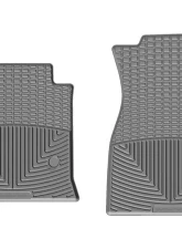 WeatherTech All Weather Floor Mats Gray Front                                     - W308GR - Image 2