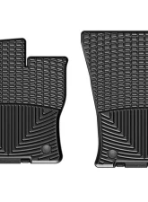 WeatherTech All Weather Floor Mats Black Front                                     - W350 - Image 2