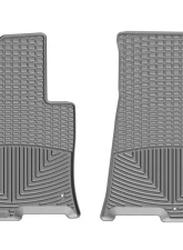 WeatherTech All Weather Floor Mats Gray Front                                     - W385GR - Image 2