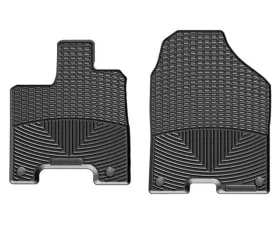 WeatherTech All Weather Floor Mats Black Front