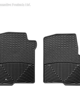 WeatherTech All Weather Floor Mats Black Front                                     - W42 - Image 2