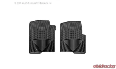 WeatherTech All Weather Floor Mats Black Front - W42