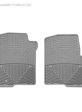 WeatherTech All Weather Floor Mats Gray Front                                     - W42GR - Image 2