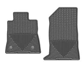 WeatherTech All Weather Floor Mats Black Front