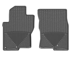 WeatherTech All Weather Floor Mats Black Front