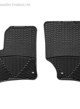 WeatherTech All Weather Floor Mats Black Front                                     - W46 - Image 2