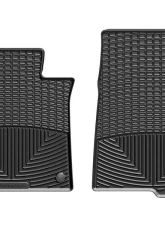 WeatherTech All Weather Floor Mats Black Front                                     - W473 - Image 2
