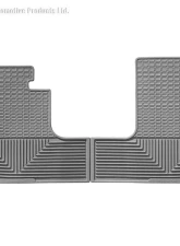 WeatherTech All Weather Floor Mats Gray Front                                     - W48GR - Image 2