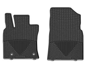 WeatherTech All Weather Floor Mats Black Front