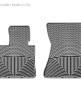 WeatherTech All Weather Floor Mats Gray Front                                     - W74GR - Image 2