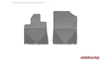 WeatherTech All Weather Floor Mats Gray Front - W76GR