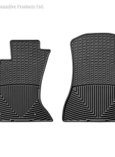 WeatherTech All Weather Floor Mats Black Front                                     - W78 - Image 2