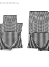 WeatherTech All Weather Floor Mats Gray Front                                     - W94GR - Image 2