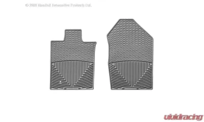 WeatherTech All Weather Floor Mats Gray Front Fits w/Hook Retention Device - W97GR