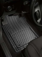 WeatherTech Universal All Vehicle Mat Black Front And Rear 2nd Row 1 pc. Over The Hump                                     - 11AVMOTHSB - Image 2