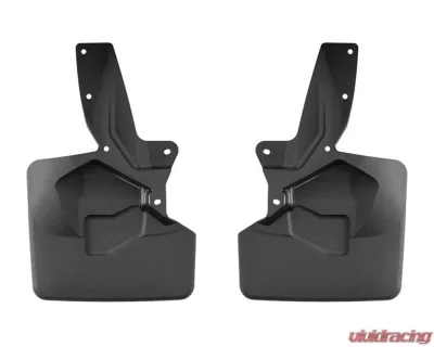 WeatherTech Front & Rear No Drill Black Mudflaps Ford Bronco (225/265/285 Width Tire Sizes) 2021-2023 - 110148-120151